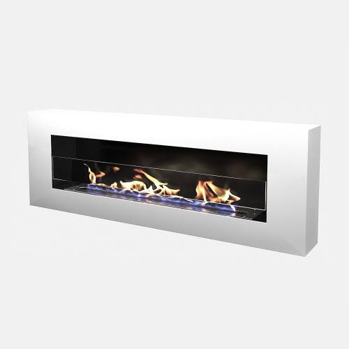 Биокамин "Русский огонь" Блонд 1500N настенный с защитным и декоративным стеклом