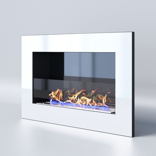 Биокамин "Русский огонь" Хай-тек 800V встраиваемый (высота 500мм.) с защитным и декоративным стеклом