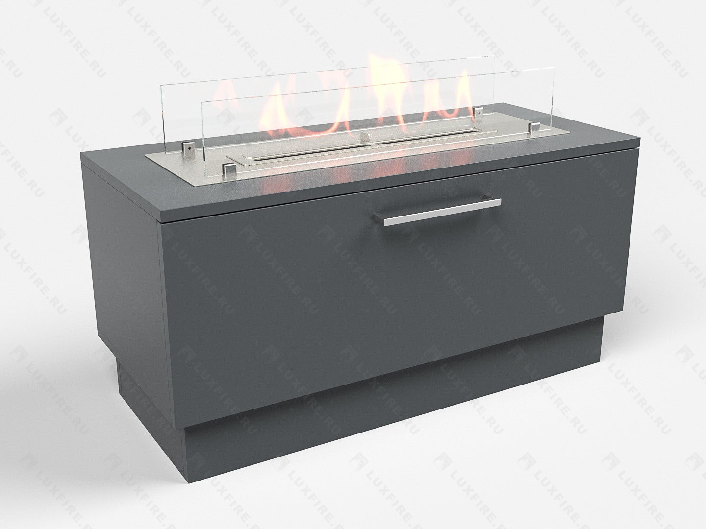 Тумба универсальная Lux Fire "Варвара" 800, графит, с биокамином 450 XS Тумба универсальная Lux Fire "Варвара" 800, графит, с биокамином 450 XS по цене 52 800 руб.