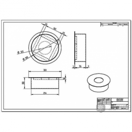 Круглый контейнер ZeFire 300 по цене 12 500 руб.