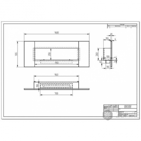 Биокамин ZeFire Elliot stemalit 1400 Биокамин ZeFire Elliot stemalit 1400 по цене 93 000 руб.