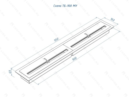 Топливный блок Lux Fire 900 МУ по цене 51 150 руб.