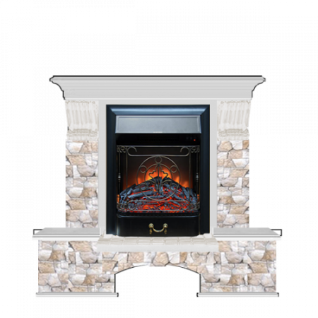 Бостон К Арбат (беленый дуб)+Majestic Black